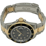 ロレックス ROLEX サブマリーナ 16613 ブラック ゴールド/ステンレススチール 自動巻き メンズ 腕時計