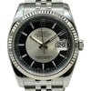 ロレックス ROLEX デイトジャスト 36 ツートーン 116234 ブラック/シルバー(ツートーン) ホワイトゴールド/ステンレススチール 自動巻き メンズ 腕時計