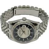 ロレックス ROLEX デイトジャスト 36 ツートーン 116234 ブラック/シルバー(ツートーン) ホワイトゴールド/ステンレススチール 自動巻き メンズ 腕時計