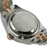 ロレックス ROLEX デイトジャスト28 279171 チョコ ピンクゴールド/ステンレススチール 自動巻き レディース 腕時計
