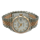 ロレックス ROLEX デイトジャスト36 116231G ホワイト ピンクゴールド/ステンレススチール 自動巻き メンズ 腕時計