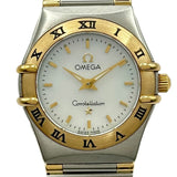 オメガ OMEGA コンステレーション ミニ 1362.70 ホワイトシェル ゴールド/ステンレススチール クオーツ レディース 腕時計