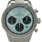 NORQAIN フリーダム60 クロノ40MM リミテッド エディション N2201S22C/IA221/201SG ブルー ステンレススチール 自動巻き メンズ 腕時計