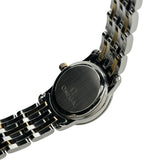 オメガ OMEGA デビル プレステージ 4370.71 ホワイトシェル ゴールド/ステンレススチール クオーツ レディース 腕時計