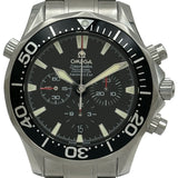 オメガ OMEGA シーマスター 300M クロノグラフ アメリカズカップ 2594.50 ブラック ステンレススチール 自動巻き メンズ 腕時計