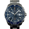 タグ・ホイヤー TAG HEUER アクアレーサー クロノグラフ キャリバー16 CAY211B.BA0927 ネイビー SS メンズ 腕時計
