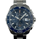 タグ・ホイヤー TAG HEUER アクアレーサー クロノグラフ キャリバー16 CAY211B.BA0927 ネイビー SS メンズ 腕時計