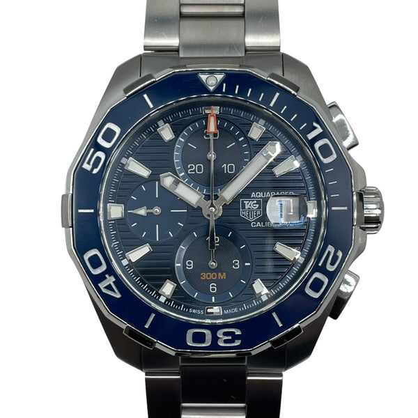 タグ・ホイヤー TAG HEUER アクアレーサー クロノグラフ キャリバー16 CAY211B.BA0927 ネイビー SS メンズ 腕時計 タグ・ホイヤー TAG HEUER アクアレーサー クロノグラフ キャリバー16