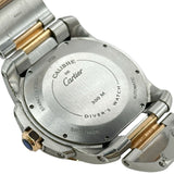 カルティエ Cartier カリブル ドゥ カルティエ ダイバー W7100054 ブラック ピンクゴールド/ステンレススチール 自動巻き メンズ 腕時計