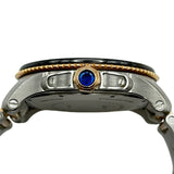 カルティエ Cartier カリブル ドゥ カルティエ ダイバー W7100054 ブラック ピンクゴールド/ステンレススチール 自動巻き メンズ 腕時計