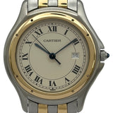 カルティエ Cartier パンテール クーガー フィガロ LM 2ロウ W35006B6 アイボリー ゴールド/ステンレススチール クオーツ レディース 腕時計