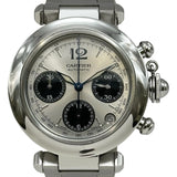カルティエ Cartier パシャC クロノグラフ W31048M7 シルバー ステンレススチール 自動巻き メンズ 腕時計