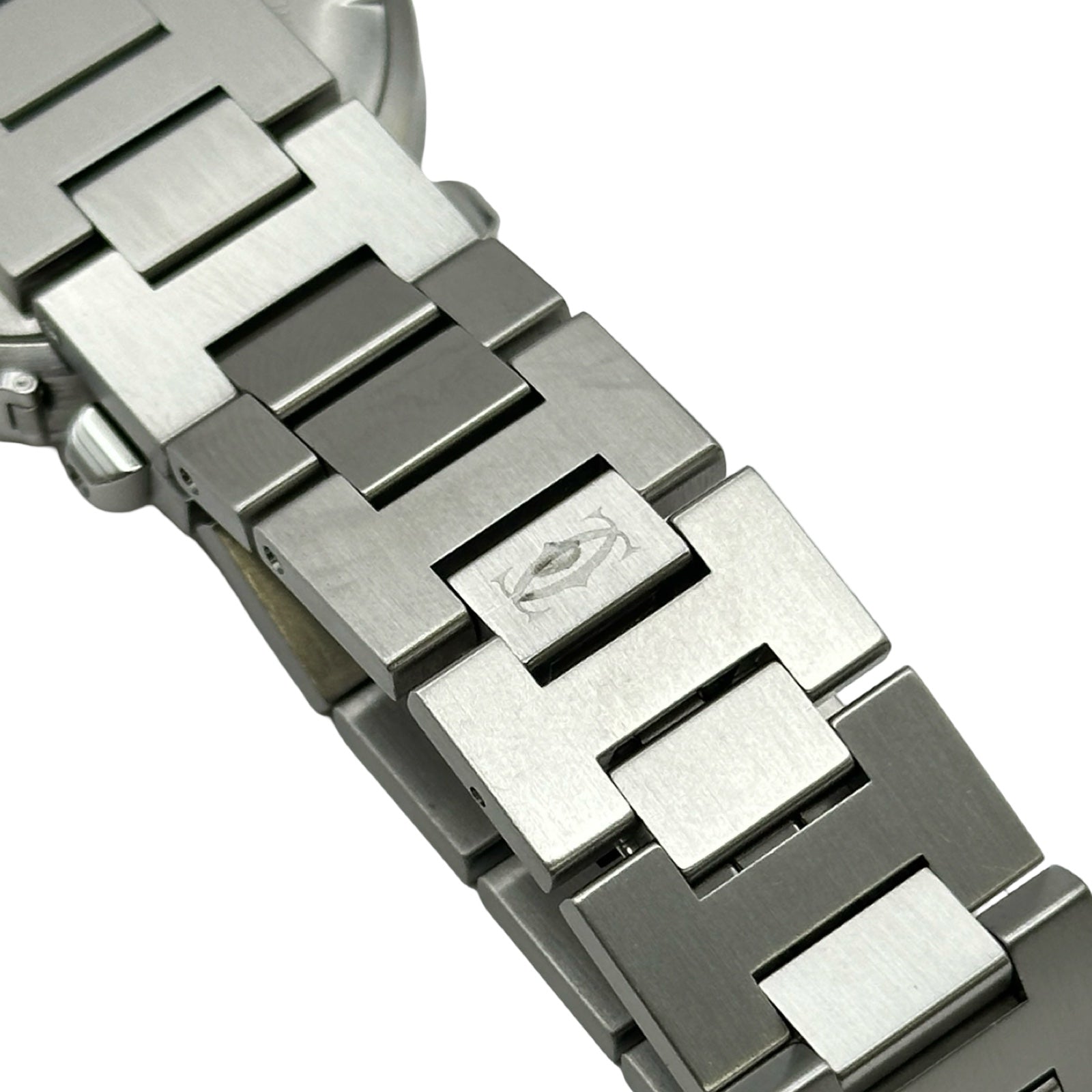 カルティエ Cartier パシャC ビッグデイト W31044M7 ホワイト