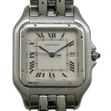 カルティエ Cartier パンテール LM W25032P5 アイボリー ステンレススチール クオーツ メンズ 腕時計