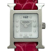 エルメス HERMES Hウォッチ ミニ HH1.110 ホワイトシェル ステンレススチール クオーツ レディース 腕時計