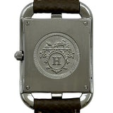 エルメス HERMES ケープコッド ドゥブルトゥール CC1.210 ホワイト ステンレススチール クオーツ レディース 腕時計