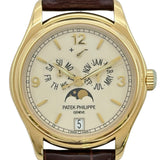 パテック・フィリップ PATEK PHILIPPE アニュアルカレンダー 5146J-001 アイボリー ゴールド 自動巻き メンズ 腕時計