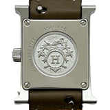 エルメス HERMES Hウォッチ ミニ HH1.110 ホワイト ステンレススチール クオーツ レディース 腕時計