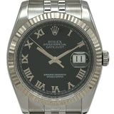 ロレックス ROLEX デイトジャスト36 116234 ブラック ホワイトゴールド/ステンレススチール 自動巻き メンズ 腕時計