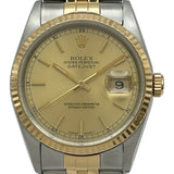 ロレックス ROLEX デイトジャスト 16233 ゴールド ゴールド/ステンレススチール 自動巻き メンズ 腕時計
