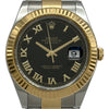 ロレックス ROLEX デイトジャスト2 116333 ブラック ゴールド/ステンレススチール 自動巻き メンズ 腕時計