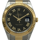 ロレックス ROLEX デイトジャスト2 116333 ブラック ゴールド/ステンレススチール 自動巻き メンズ 腕時計
