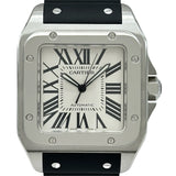 カルティエ Cartier サントス 100 LM サントス誕生100周年記念限定モデル　 W20073X8 シルバー ステンレススチール 自動巻き メンズ 腕時計
