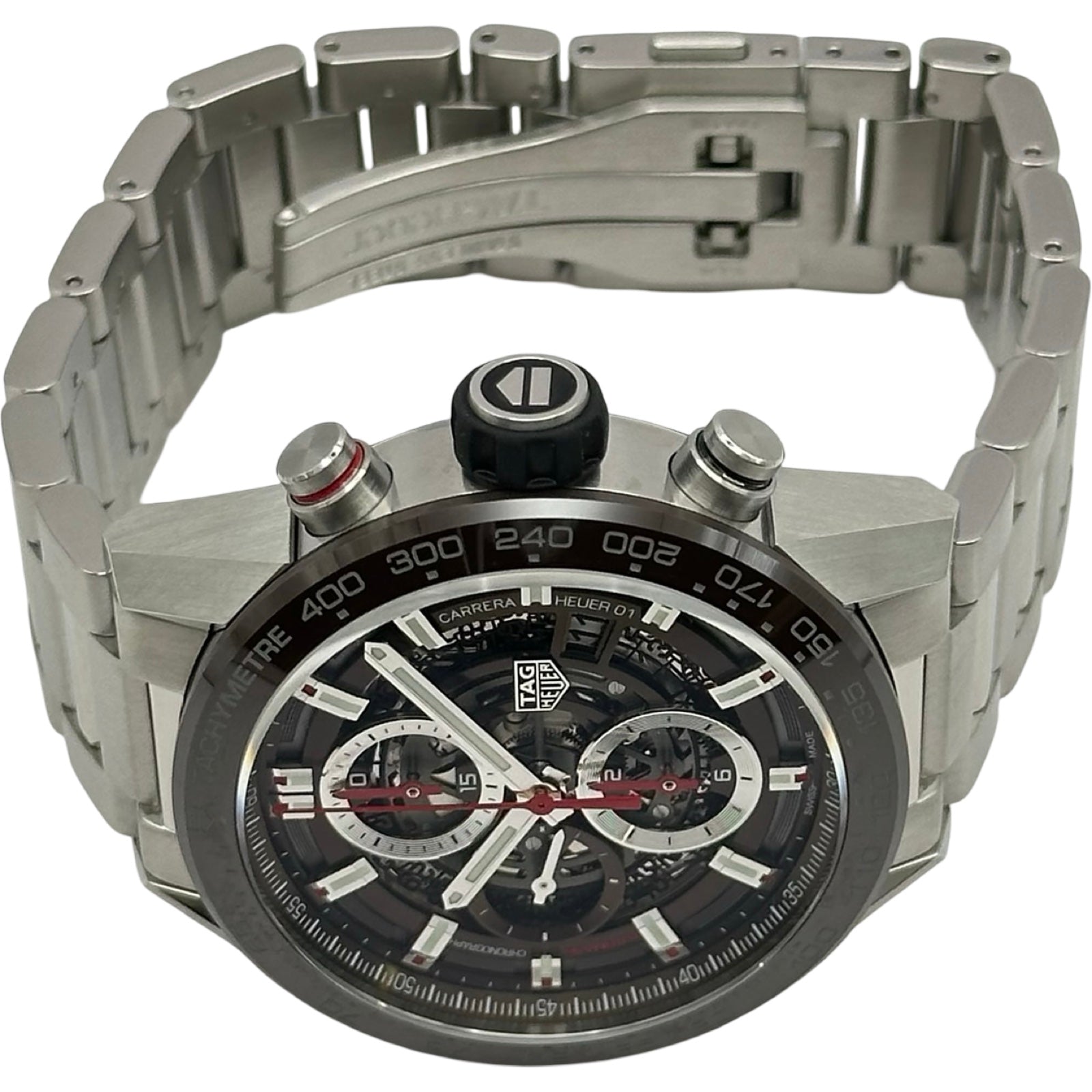 タグ・ホイヤー TAG HEUER カレラ キャリバー ホイヤー01 クロノグラフ CAR201U.BA0766 ブラウン ステンレススチール/セラミック 自動巻き メンズ 腕時計 タグ・ホイヤー TAG HEUER カレラ キャリバー ホイヤー01 クロノグラフ