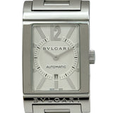 ブルガリ BVLGARI レッタンゴロ RT45S ホワイト ステンレススチール 自動巻き レディース 腕時計