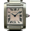 カルティエ Cartier タンク フランセーズ SM W51028Q3 ピンクシェル ステンレススチール クオーツ レディース 腕時計