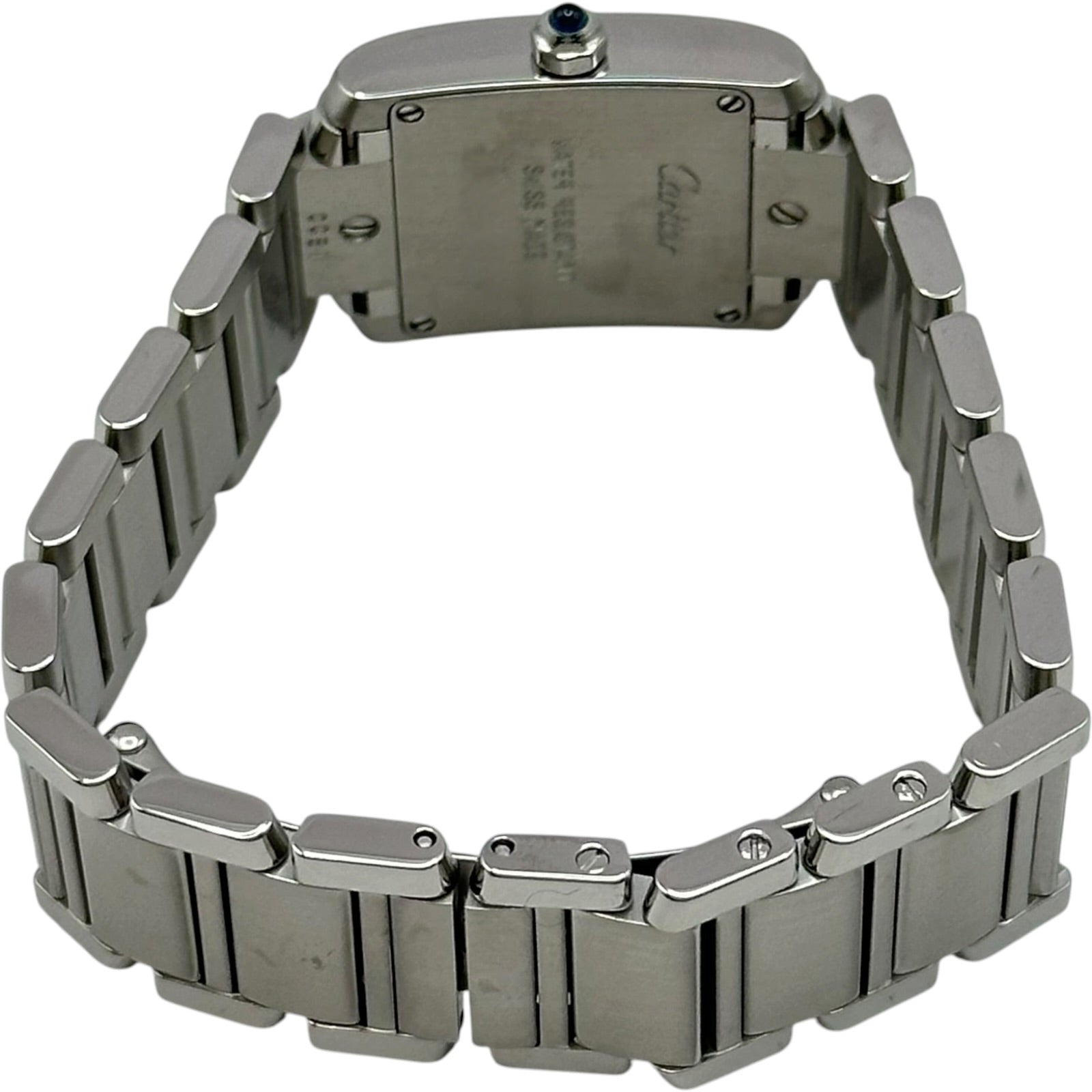 カルティエ Cartier タンク フランセーズ SM W51008Q3 シルバー