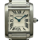 カルティエ Cartier タンク フランセーズ SM W51008Q3 シルバー ステンレススチール クオーツ レディース 腕時計