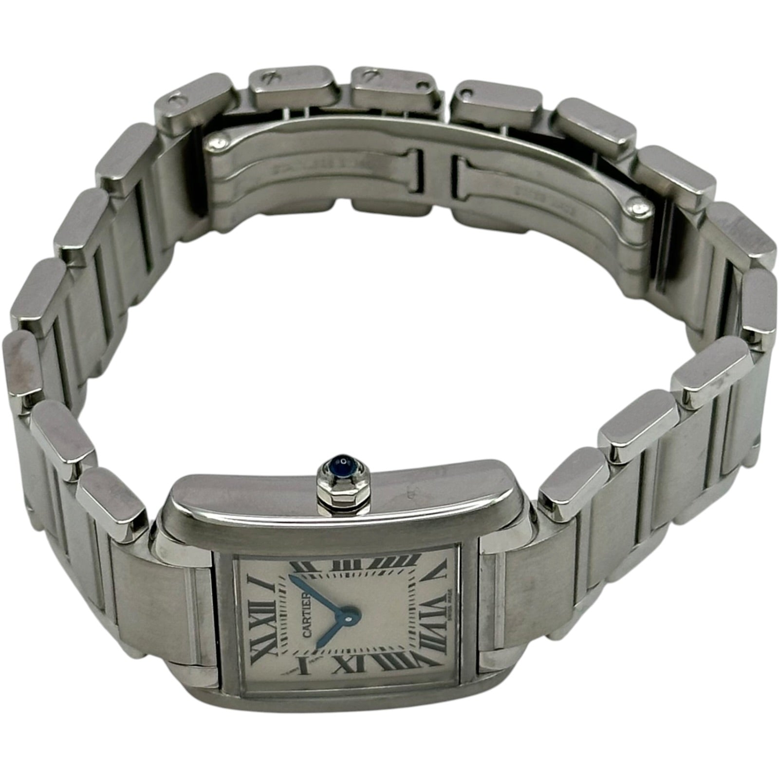 カルティエ Cartier タンク フランセーズ SM W51008Q3 シルバー