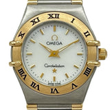 オメガ OMEGA コンステレーション ミニ 1362.70 ホワイトシェル ゴールド/ステンレススチール クオーツ レディース 腕時計