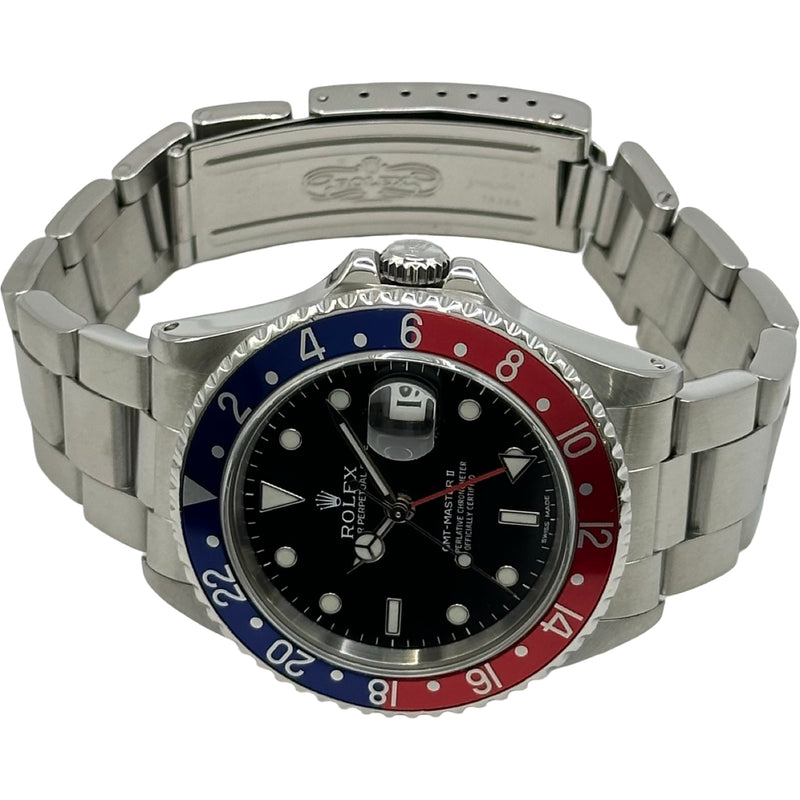ロレックス ROLEX GMTマスター2 16710 ブラック ステンレススチール
