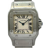 カルティエ Cartier サントス ガルベ SM W20056D6 アイボリー ステンレススチール クオーツ レディース 腕時計