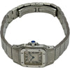 カルティエ Cartier サントス ガルベ SM W20056D6 アイボリー ステンレススチール クオーツ レディース 腕時計