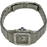 カルティエ Cartier サントス ガルベ SM W20056D6 アイボリー ステンレススチール クオーツ レディース 腕時計