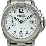 パネライ PANERAI ルミノール マリーナ オートマティック PAM00051 ホワイト ステンレススチール 自動巻き メンズ 腕時計