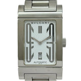 ブルガリ BVLGARI レッタンゴロ RT45S ホワイト ステンレススチール 自動巻き メンズ 腕時計