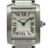 カルティエ Cartier タンク フランセーズ SM W51008Q3 ホワイト ステンレススチール クオーツ レディース 腕時計