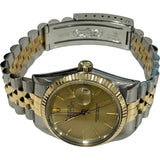ロレックス ROLEX デイトジャスト 16013 ゴールド ゴールド/ステンレススチール 自動巻き メンズ 腕時計