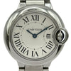 カルティエ Cartier バロンブルー ドゥ カルティエ 28mm W69010Z4 シルバー ステンレススチール クオーツ レディース 腕時計