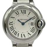 カルティエ Cartier バロンブルー ドゥ カルティエ 28mm W69010Z4 シルバー ステンレススチール クオーツ レディース 腕時計