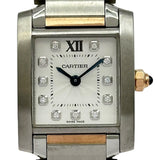 カルティエ Cartier タンク フランセーズ SM WE110004 シルバー ゴールド/ステンレススチール クオーツ レディース 腕時計