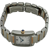 カルティエ Cartier タンク フランセーズ SM WE110004 シルバー ゴールド/ステンレススチール クオーツ レディース 腕時計