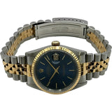 ロレックス ROLEX デイトジャスト 16233 ブルー ゴールド/ステンレススチール 自動巻き メンズ 腕時計