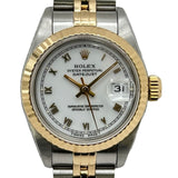 ロレックス ROLEX デイトジャスト 69173 ホワイト ゴールド/ステンレススチール 自動巻き レディース 腕時計
