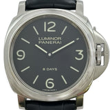 パネライ PANERAI ルミノールベース 8デイズ アッチャイオ PAM00560 ブラック ステンレススチール 手巻き メンズ 腕時計