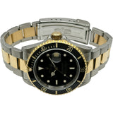 ロレックス ROLEX サブマリーナ 16613 ブラック ゴールド/ステンレススチール 自動巻き メンズ 腕時計